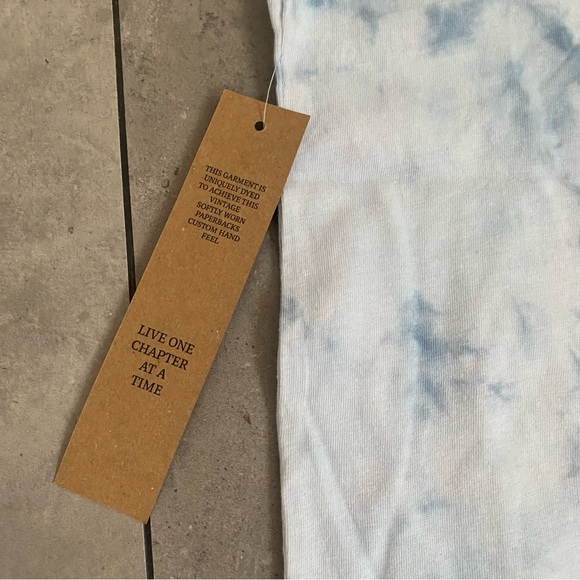 NEW original paperbacks 3 tank tops tie dye blue Large - Picture 10 of 13